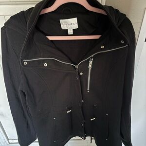 Womens Fashion Bug Black Jacket Size XL